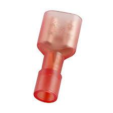 ELTECH INSULATED MALE LUG 1.25X7MM RED 10PCS